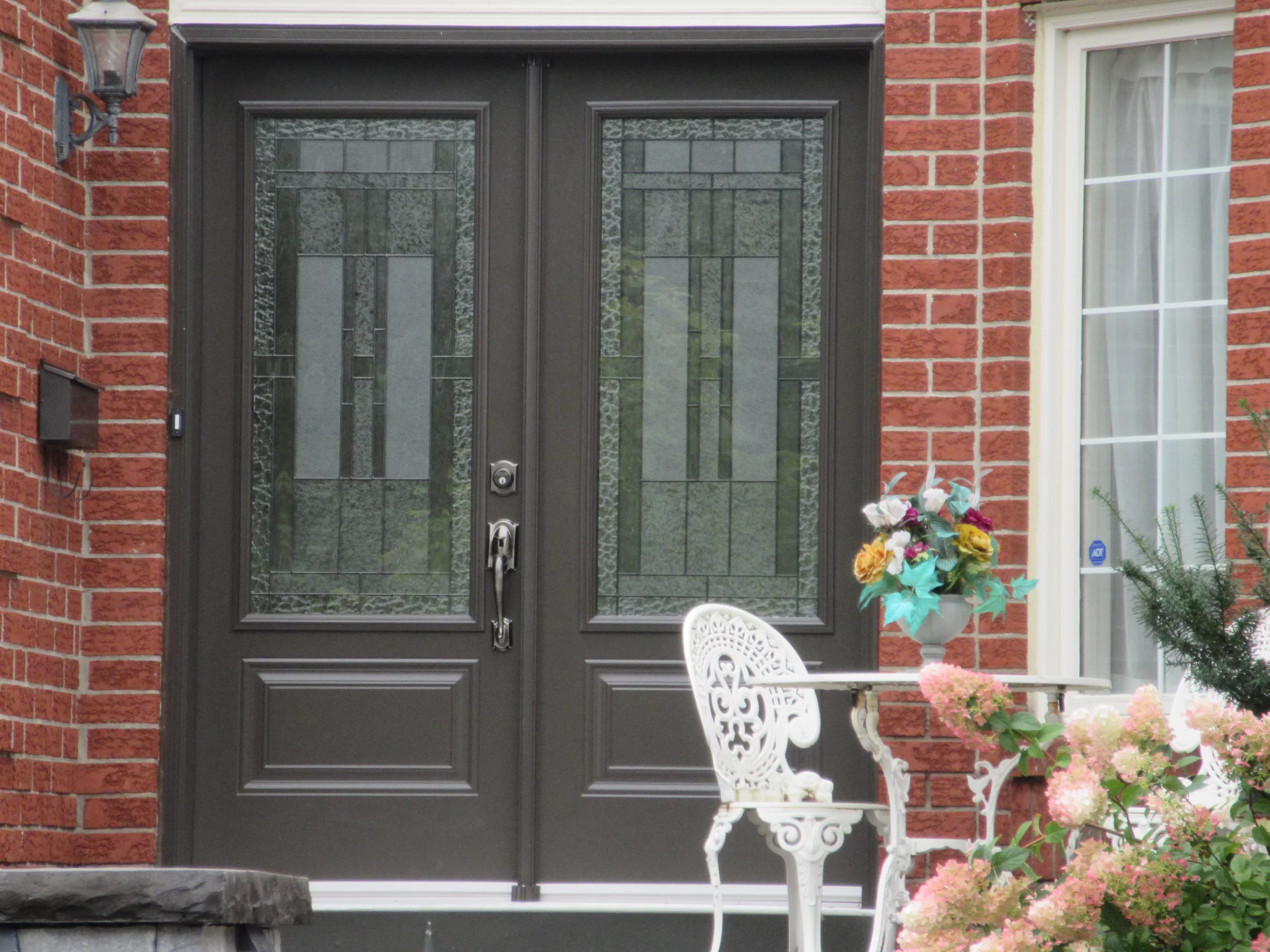 Black Double Entry Door