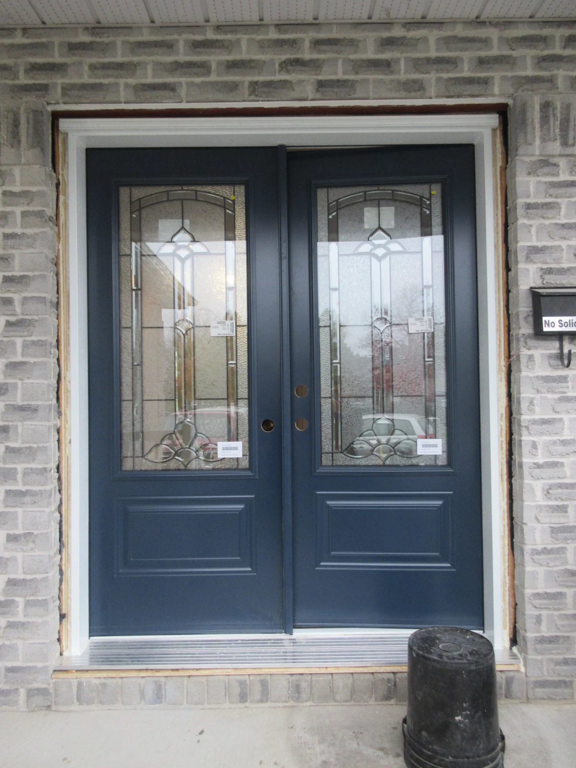 Contemporary Double Entry Doors