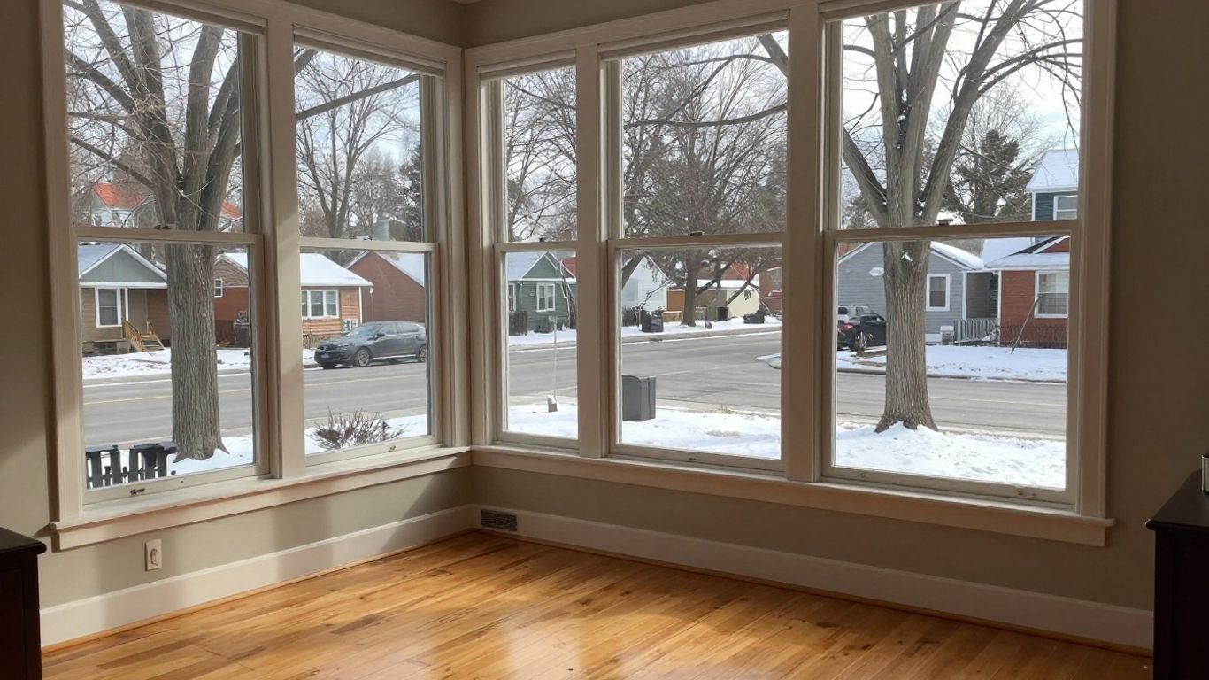 Winter sunlight entering a south-facing Ottawa home